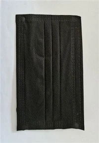 All Black, troslojna jednokratna maska za lice